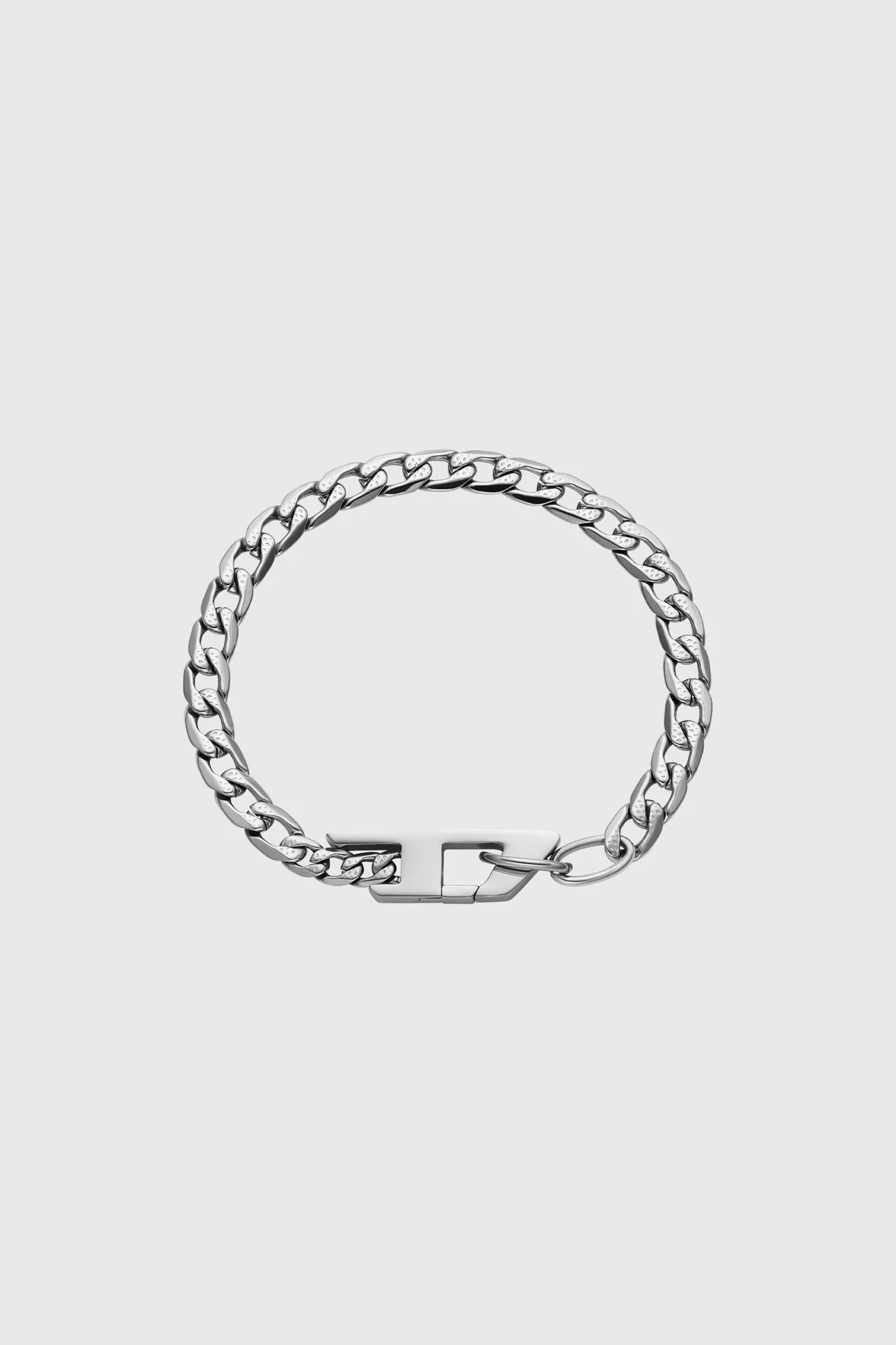 Diesel Stainless steel chain bracelet DX1496 (Silver)