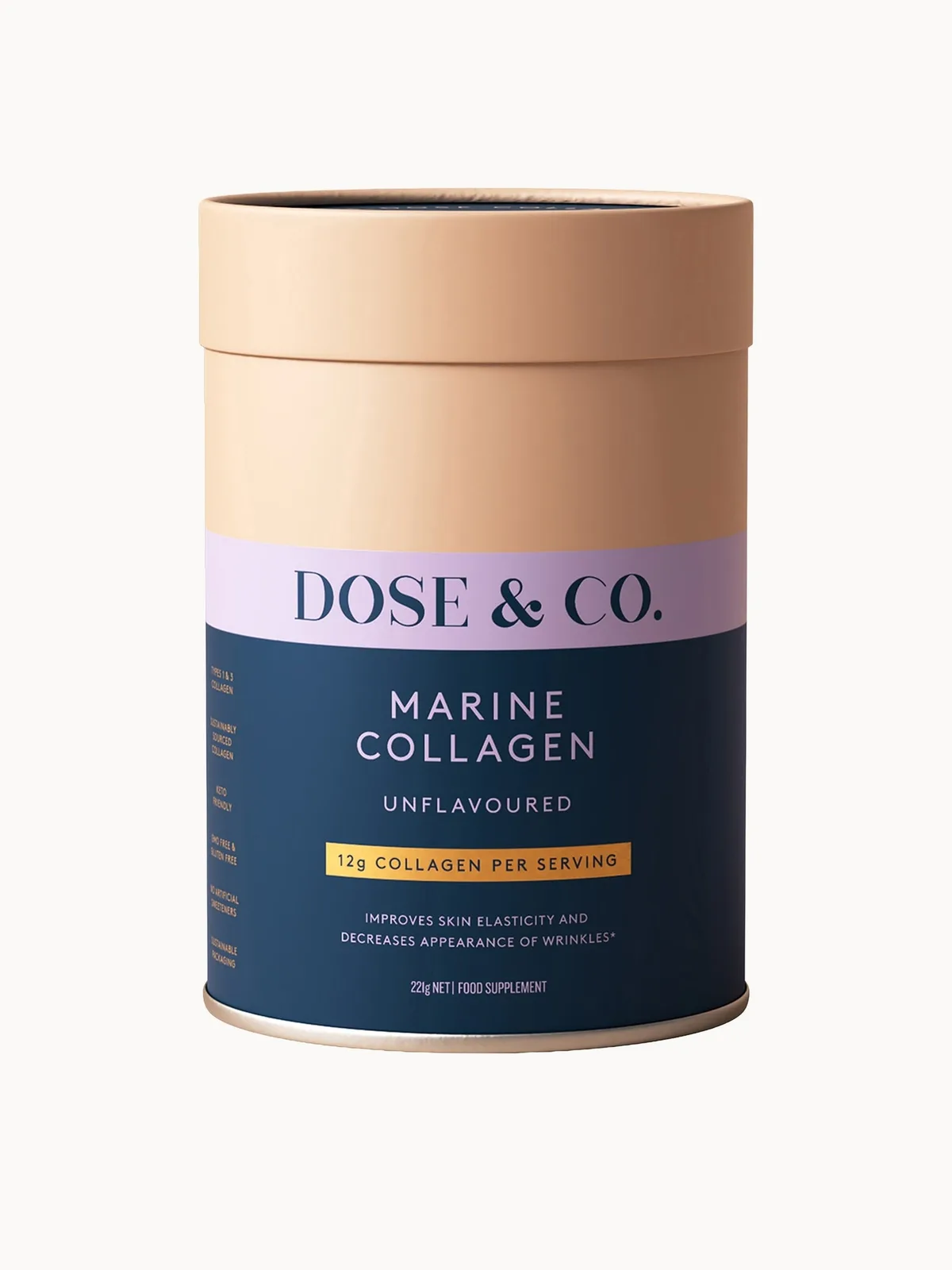 Dose & Co Marine Collagen Unflavoured 221g
