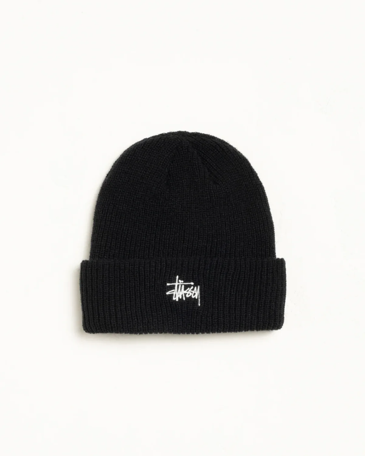 Basic Stüssy Cuff Beanie (Black)