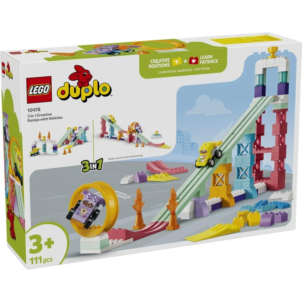 LEGO Duplo 10478 3 in 1 Creative Ramps with Vehicles