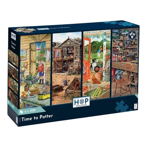 Big Jigs 4 x 500 - Time to Potter 500 Piece Puzzle
