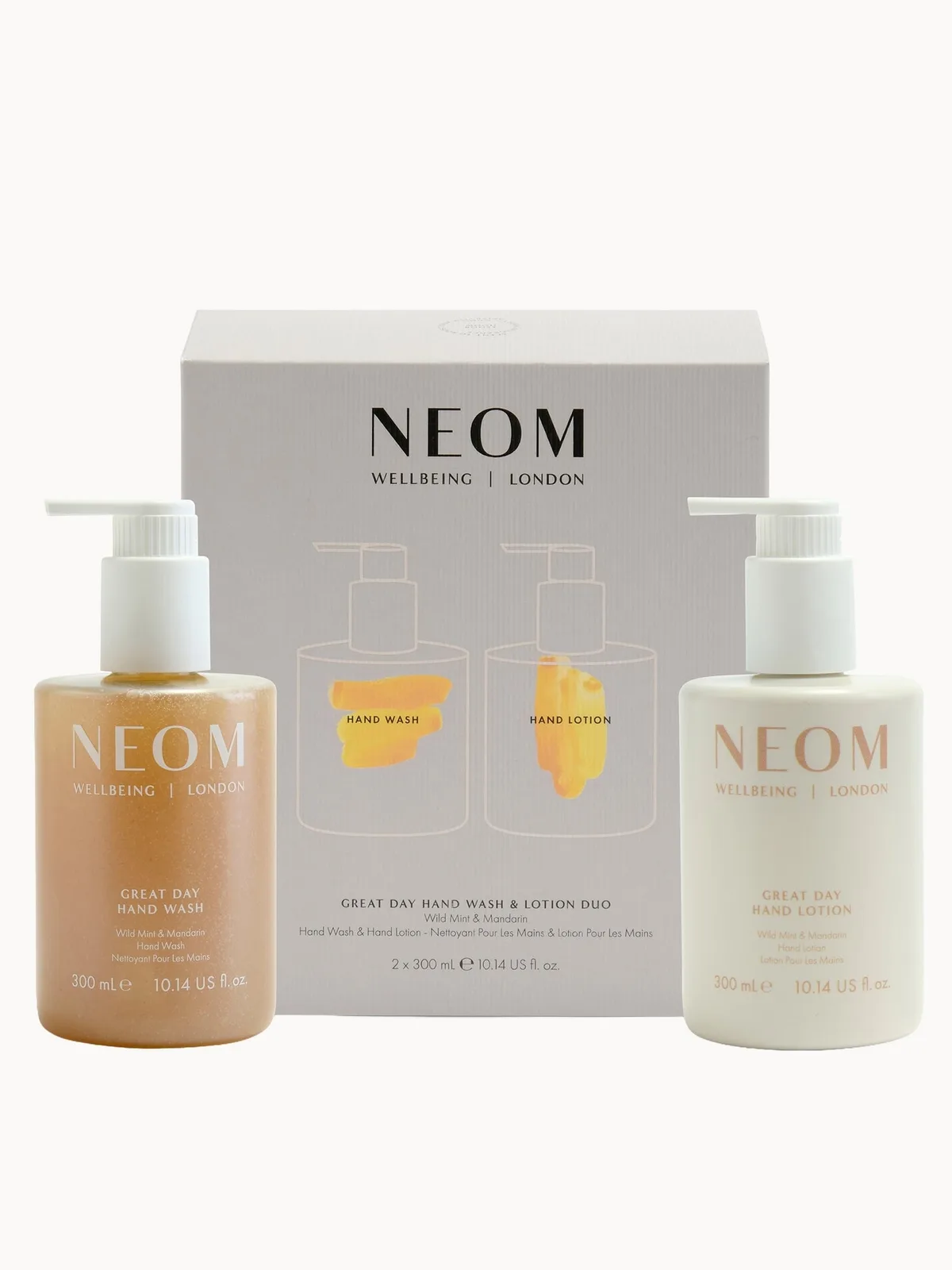 NEOM Great Day Hand Wash and Lotion Duo