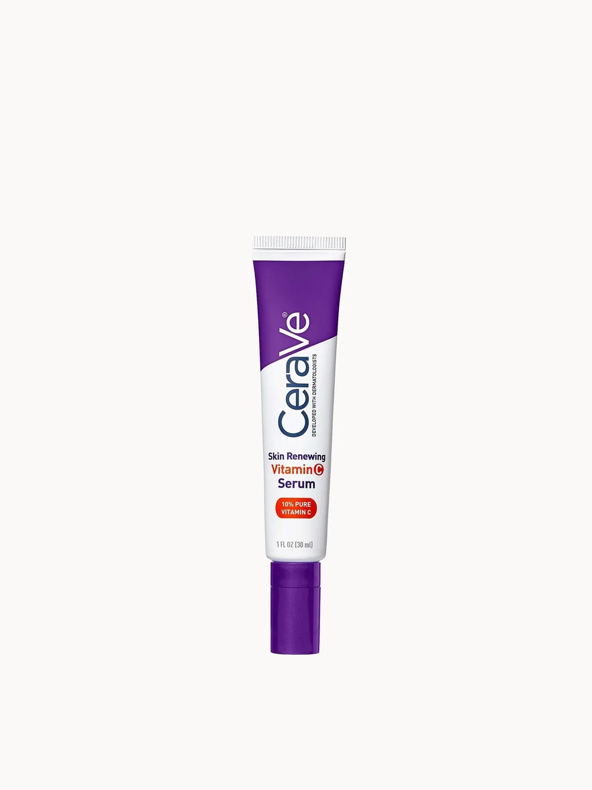 CeraVe Skin Renewing 10% Pure Vitamin C Serum with Ceramides for Brighter & Smoother Skin 30ml