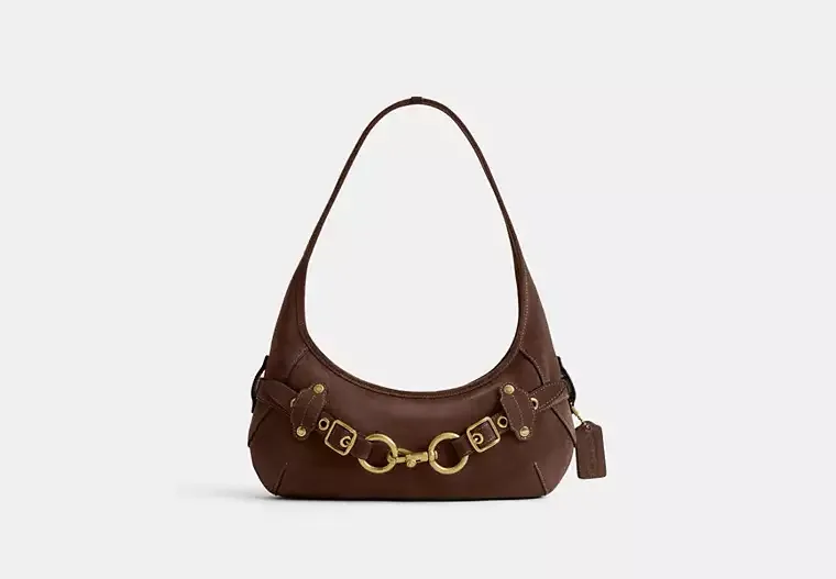 Coach Belted Ergo Shoulder Bag (Dark Chocolate)