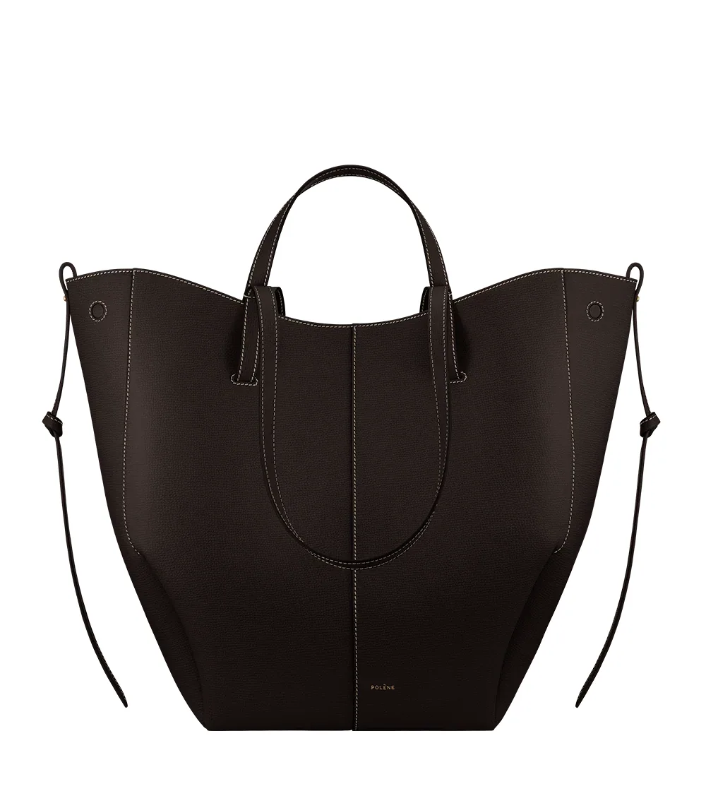 Polene Polène Cyme Tote (Textured Ebony)