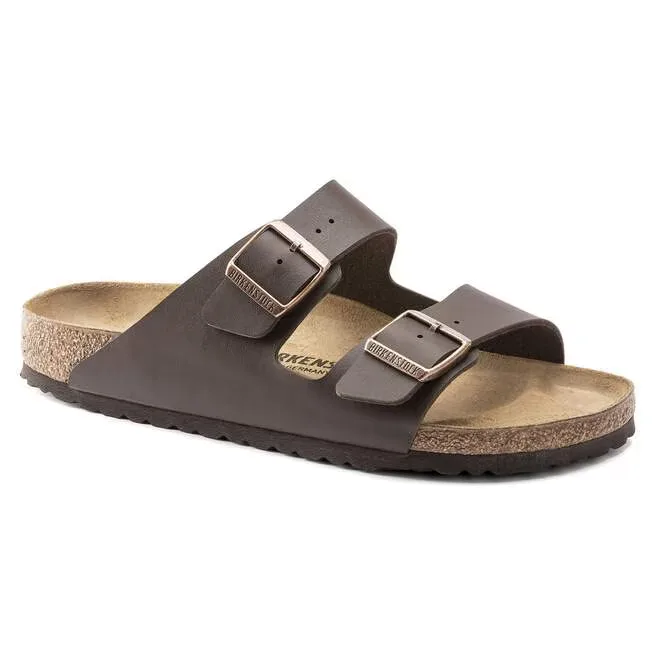 Birkenstock Arizona Birko-Flor Sandal (Dark Brown)